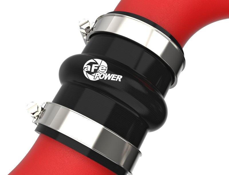 aFe 2024+ Toyota Tacoma BladeRunner 2.5in & 3in Aluminum Hot & Cold Charge Pipe Kit - Red - 46-20724-R