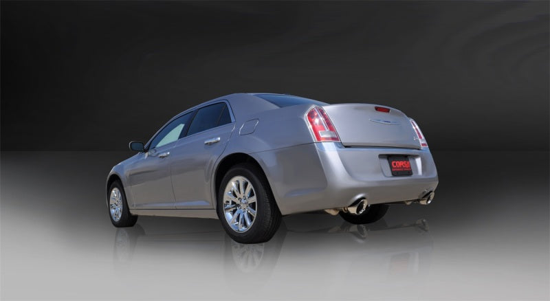 Corsa 2011-2013 Chrysler 300 R/T 5.7L V8 Polished Sport Cat-Back Exhaust - 14535