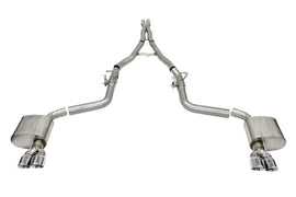 Corsa 15-23 Challenger SRT/Hellcat/Demon/Redeye 2.75in Valved CB DR Exit w/ Twin 3.5in Pol Pro Tips - 21070