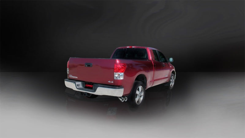 Corsa 2007-2008 Toyota Tundra Double Cab/Crew Max 5.7L V8 Polished Sport Cat-Back Exhaust - 14577