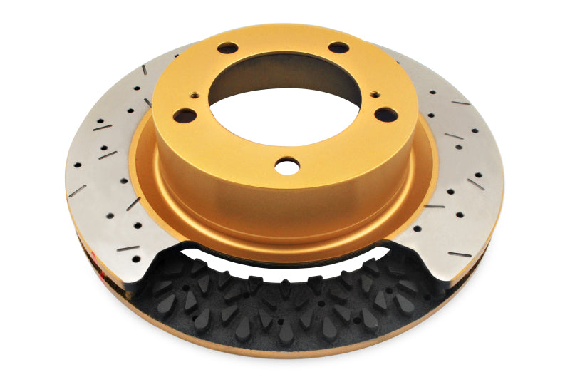 DBA 13-17 Ford Focus ST (w/320mm Front Rotor Front 4000 Series Drilled & Slotted Rotor - DBA42120XS