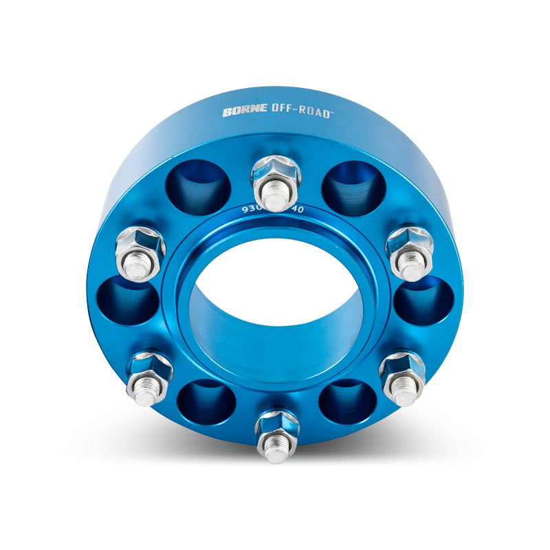 Mishimoto Wheel Spacers - 6x139.7 - 95.1 - 35 - M14 - Blue - BNWS-013-350BL