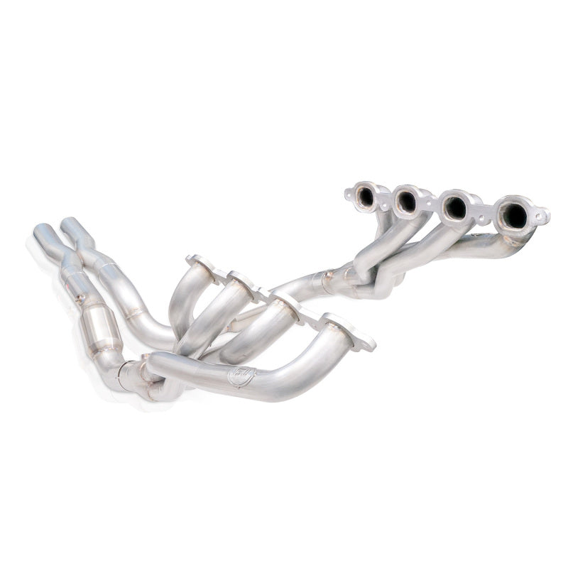 Stainless Works 15-19 Chevrolet Tahoe 6.2L Headers 1-7/8in Primaries High-Flow Cats 3in Leads X-Pipe - CTTH15HCAT