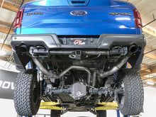 Load image into Gallery viewer, aFe MACH Force-Xp Cat-Back Exhaust w/Dual Hi-Tuck Tips Black 17-18 Ford F-150 Raptor V6-3.5L (tt) - 49-33095-B