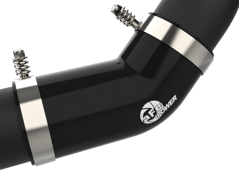aFe 16-19 RAM 1500 V6 3.0L (TD) BladeRunner 3in Aluminum Hot & Cold Charge Pipe Kit - Black - 46-20494-B