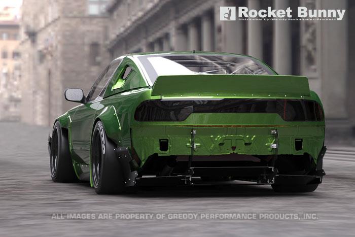 GReddy 89-93 Nissan 240SX Rocket Bunny RPS13 V2 6666 GT Wing - 17020388