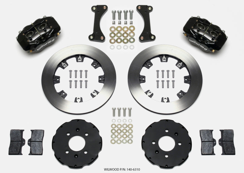 Wilwood Forged Dynalite Front Hat Kit 12.19in 90-99 Civic w/240 mm Disc - 140-6310