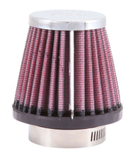 Load image into Gallery viewer, K&amp;N Universal Chrome Filter-Round Tapered-1.688in Flange ID x 2in Top OD x 3in Base OD x 2.75in H - RC-1070