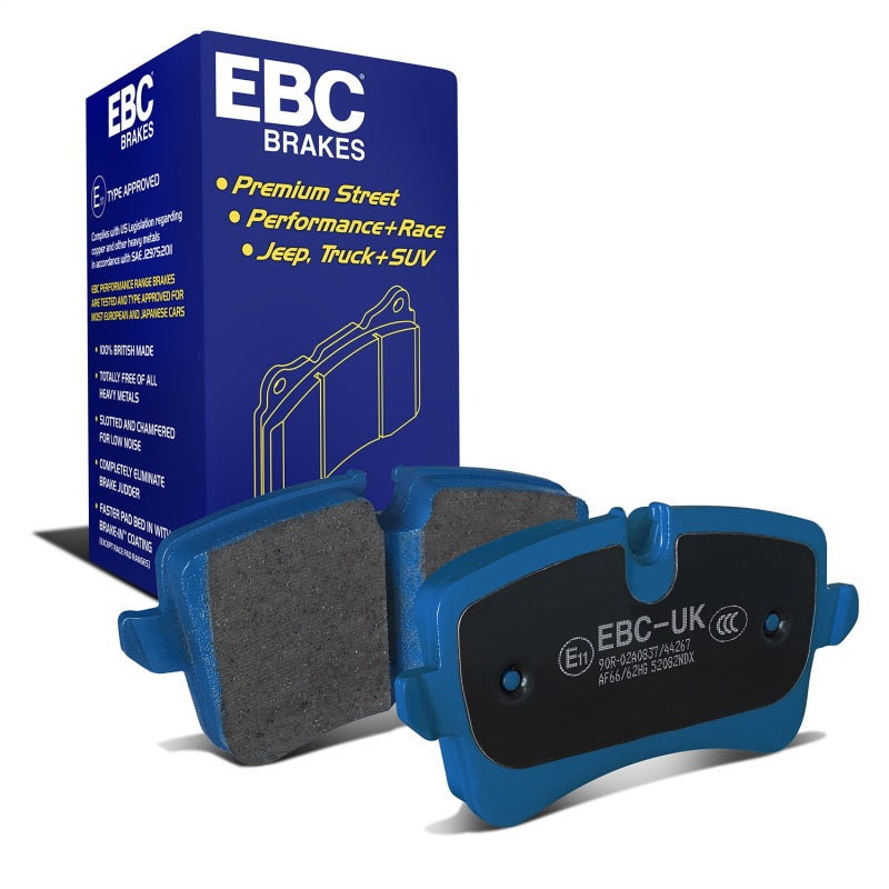 EBC 11-17 Audi A8 Quattro 6.3L Bluestuff Rear Brake Pads - DP52082NDX