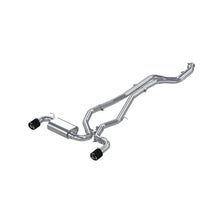 Load image into Gallery viewer, MBRP 2020+ Toyota Supra 3.0L 3in Catback Dual Rear Carbon Fiber Tips - T304 - S43003CF