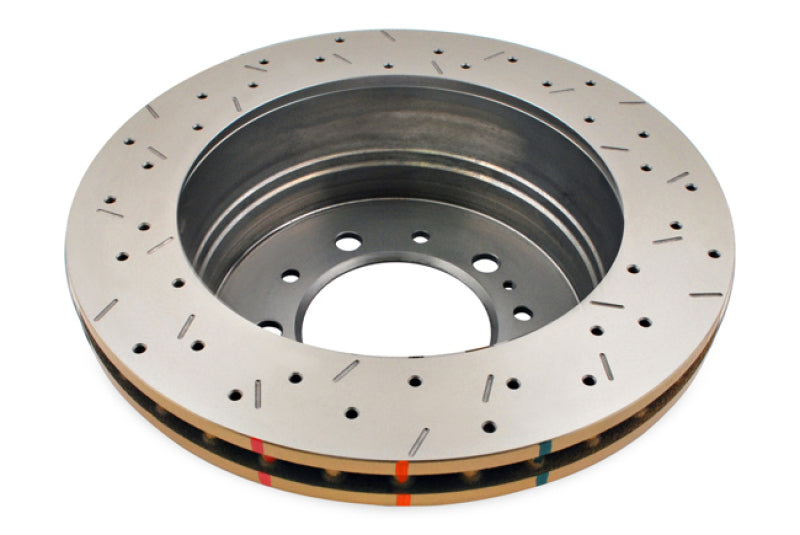 DBA 98-05 Lexus LX 470 / 98+ Toyota Landcruiser 100 Series Rear Drilled & Slotted 4000 Series Rotor - DBA4789XS