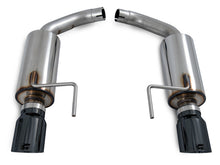 Load image into Gallery viewer, AWE Tuning S550 Mustang EcoBoost Axle-Back Exhaust - Touring Edition (Diamond Black Tips) - 3015-33086