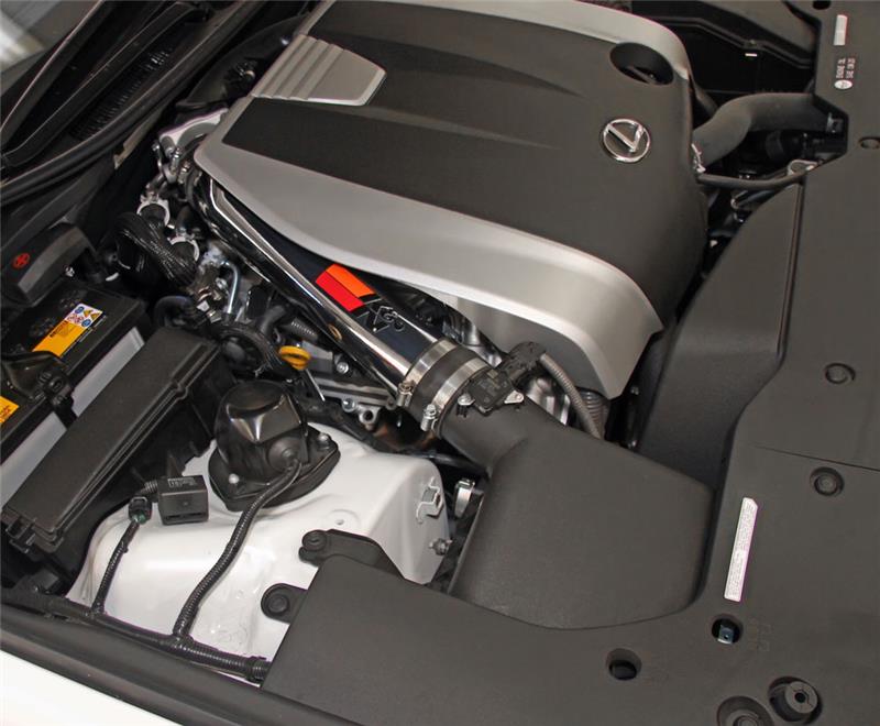 K&N 69 Series Performance Typhoon Intake Kit - Polished for 13-14 Lexus GS350 3.5L V6 - 69-8704TP