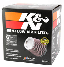 Load image into Gallery viewer, K&amp;N Round Tapered Universal Air Filter 6 inch Flange 7 1/2 inch Base 5 inch Top 7 1/2 inch Height - RF-1041