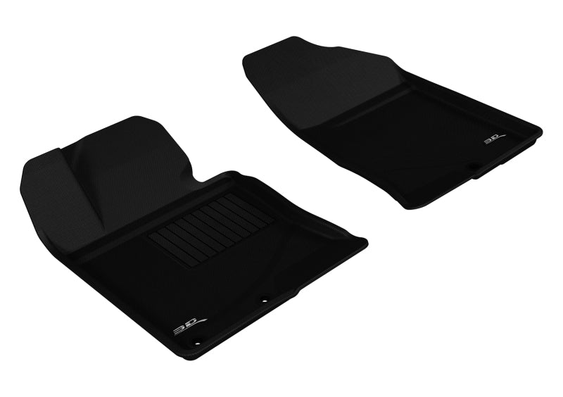 3D MAXpider 2011-2014 Hyundai Sonata/2015 Sonata Hybrid Kagu 1st Row Floormat - Black - L1HY03811509