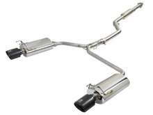 Load image into Gallery viewer, aFe Takeda Exhaust 304SS Dual Cat-Back w/ Black Tips 13-17 Honda Accord LX/EX/EX-L Sedan L4 2.4L - 49-36605-B