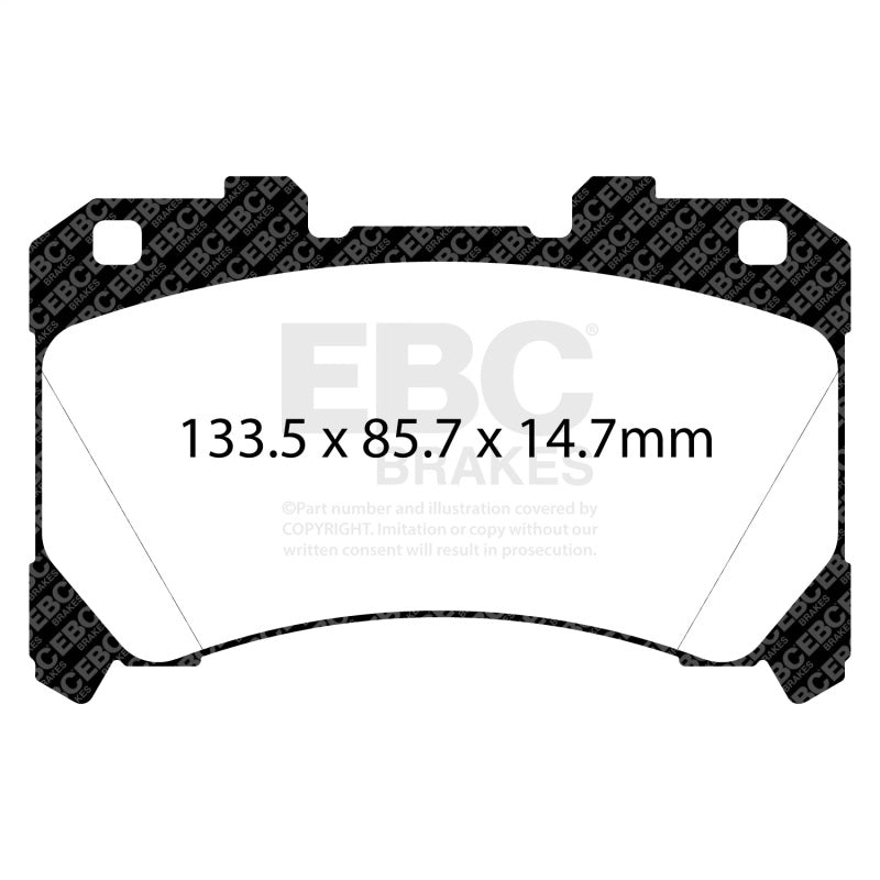 EBC Racing 2023 Toyota Corolla GR RP-1 Race Front Brake Pads - DP82430RP1