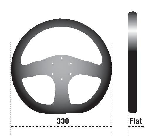 Sparco Steering Wheel L360 Ring Suede Black - 015TRGS1TUV