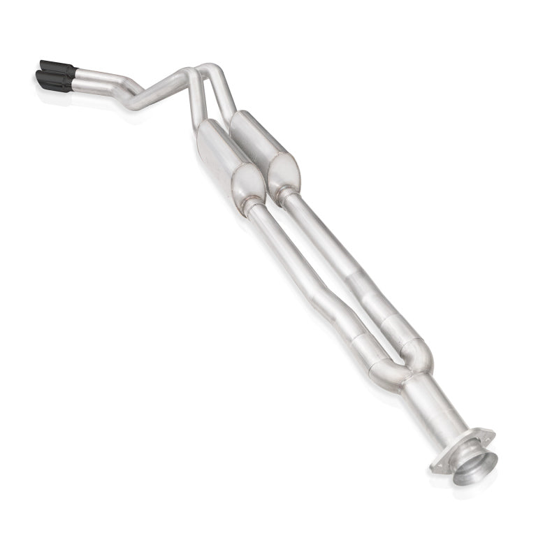 Stainless Works 2020-21 Silverado HD 6.6L Redline Catback Black Tips - CT220CBR-B