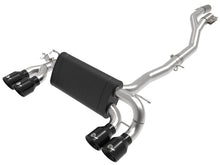Load image into Gallery viewer, aFe MACHForce XP Exhausts Cat-Back SS 19-21 BMW M2 Competition L6-3.0L w/Black Tips - 49-36350-B