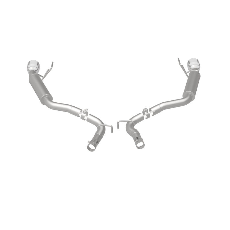 MagnaFlow Axle Back, SS, 2.5in, Competition, Dual Split Polish 4.5in Tip 2015 Ford Mustang Ecoboost - 19179