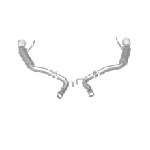 Load image into Gallery viewer, MagnaFlow Axle Back, SS, 2.5in, Competition, Dual Split Polish 4.5in Tip 2015 Ford Mustang Ecoboost - 19179