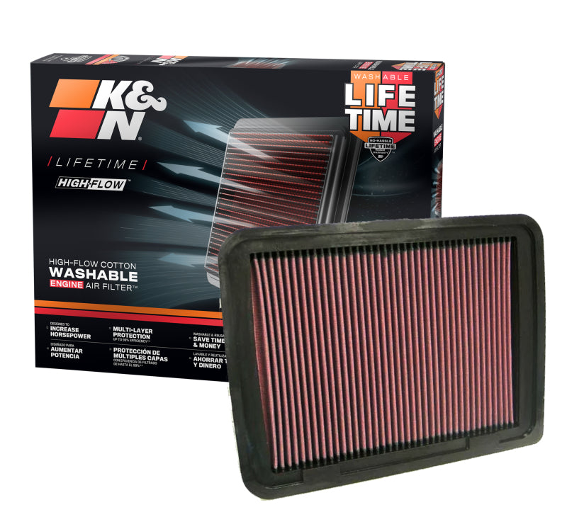 K&N Replacement Air Filter TOYOTA TACOMA 2.7L-L4; 2005-2010 - 33-2306