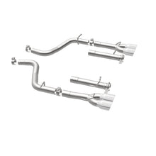 Load image into Gallery viewer, MagnaFlow Axle-Back, SS, 2.5in, Quad Split Rear 3.5in Tip 2015 Dodge Challenger R/T 5.7L - 19210