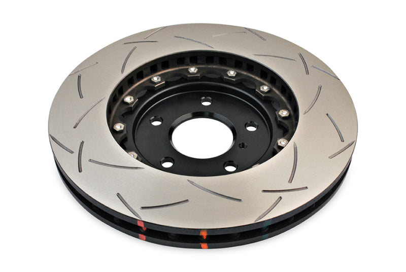 DBA 03-07 350Z / 03-04 G35 w/ Brembo Front Slotted 5000 Series 2 Piece Rotor Assembled w/ Black Hat - DBA5600BLKS