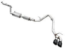 Load image into Gallery viewer, AWE Tuning Exhaust for 4th Gen Toyota Tacoma Dual Diamond Black Tips - 3015-33254