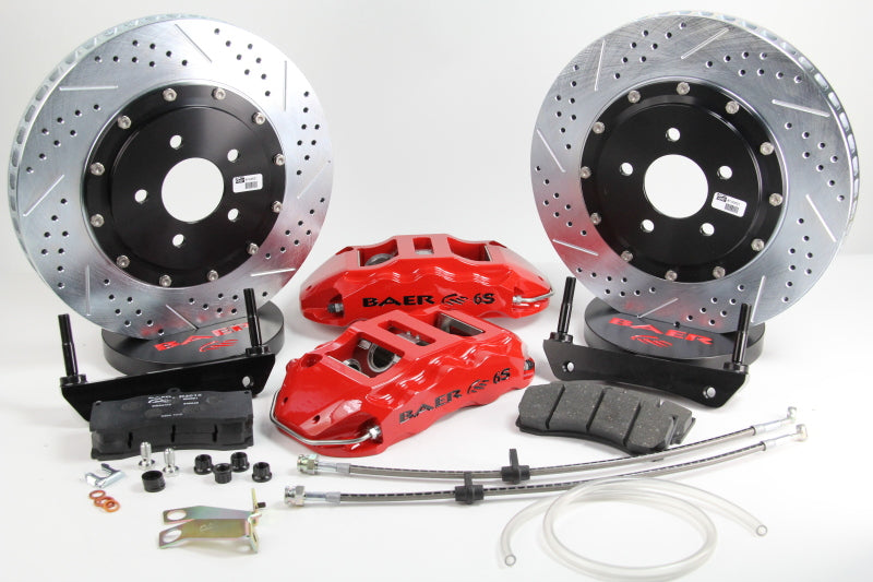 Baer Brakes 10-15 Chevrolet Camaro 15in Extreme+ Rear SDZ Brake Kit - Hugger Orange - 4302246HO