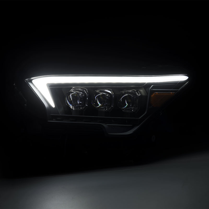 AlphaRex 2023+ Toyota Tacoma NOVA-Series LED Proj Headlights Black w/Actv Light & Seq. Sig + DRL - 880333