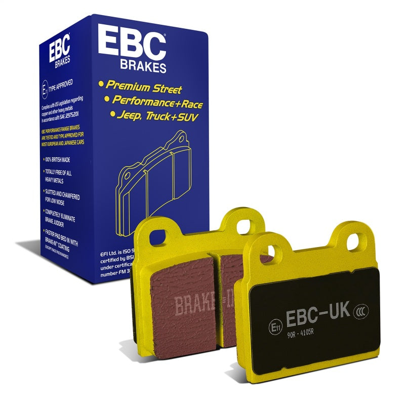 EBC 71-79 Volkswagen Beetle 1.3 (1300) Yellowstuff Front Brake Pads - DP4105R