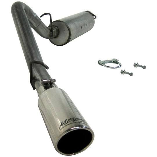 MBRP 2000-2006 Jeep Wrangler (JK) Inline-4 2.5L Inline-6 4.0L Cat Back Single Side - S5500AL