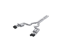 Load image into Gallery viewer, MBRP 2024+ For Mustang GT (S650) 3in Cat-Back Quad Tip - 4in Carbon Fiber Tips - S72553CF