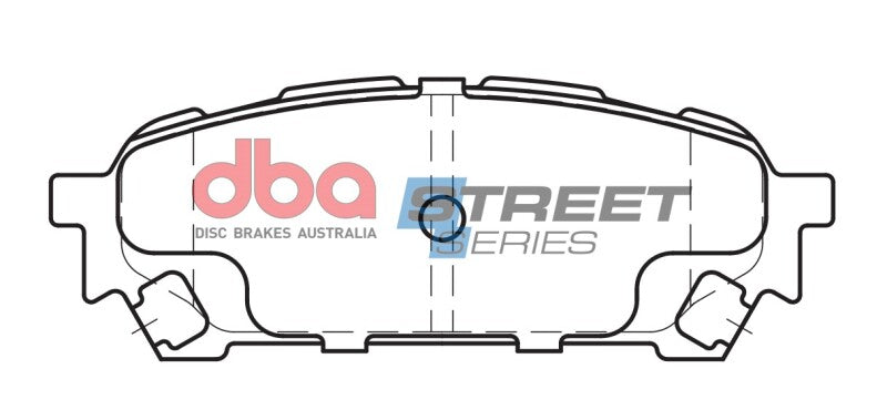 DBA 03-05 Subaru Impreza WRX Rear Street Series Brake Pads - DB1672SS