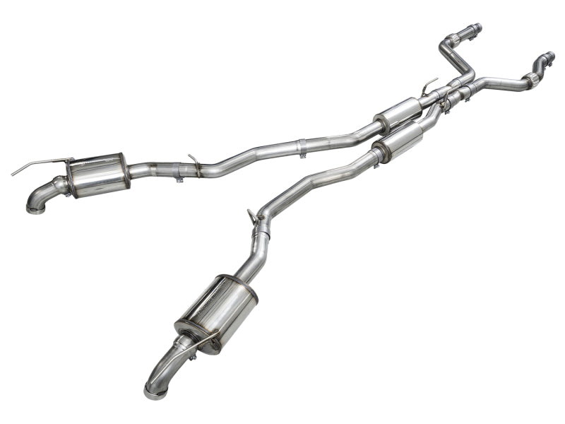AWE Tuning 2021+ Ford Explorer Tremor 3.0TT 0FG Dual Rear Exit Exhaust w/ Bash Guard - 3015-28625