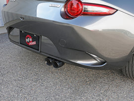 aFe Takeda 2-1/2in 304 SS Axle-Back Exhaust w/ Polished Tip 16-19 Mazda Miata L4 2.0L - 49-37004-P