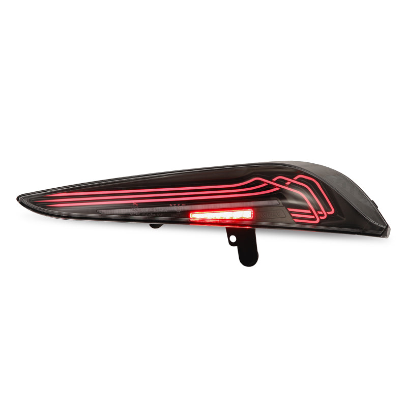 AlphaRex 20-24 Toyota Supra LUXX-Series Laser Style LED Tail Lights Black - 609010