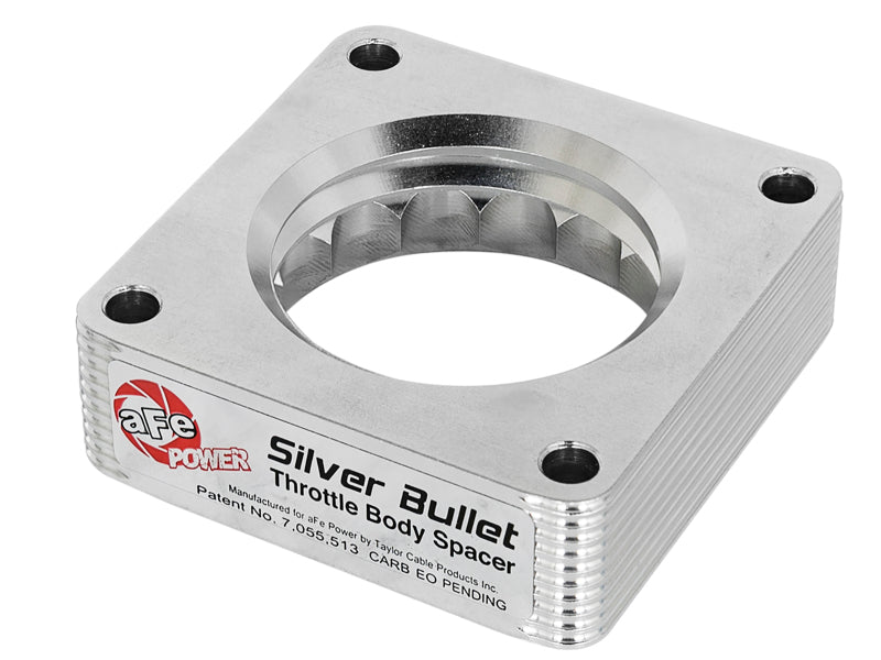 aFe Silver Bullet Throttle Body Spacer 03-06 Nissan 350Z V6 3.5L (VQ35DE) - 46-36008