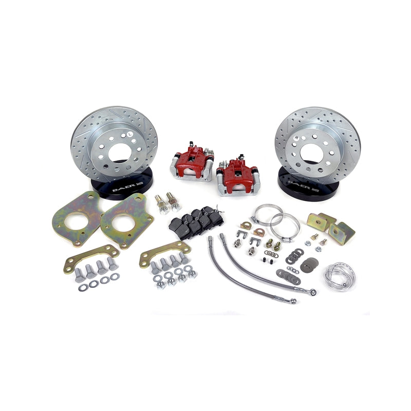 Baer Brakes 78-88 GM Malibu/El Camino/Monte Carlo/Regal 10.5in Classic Series Rear Brake Kit - Red - 4302519R