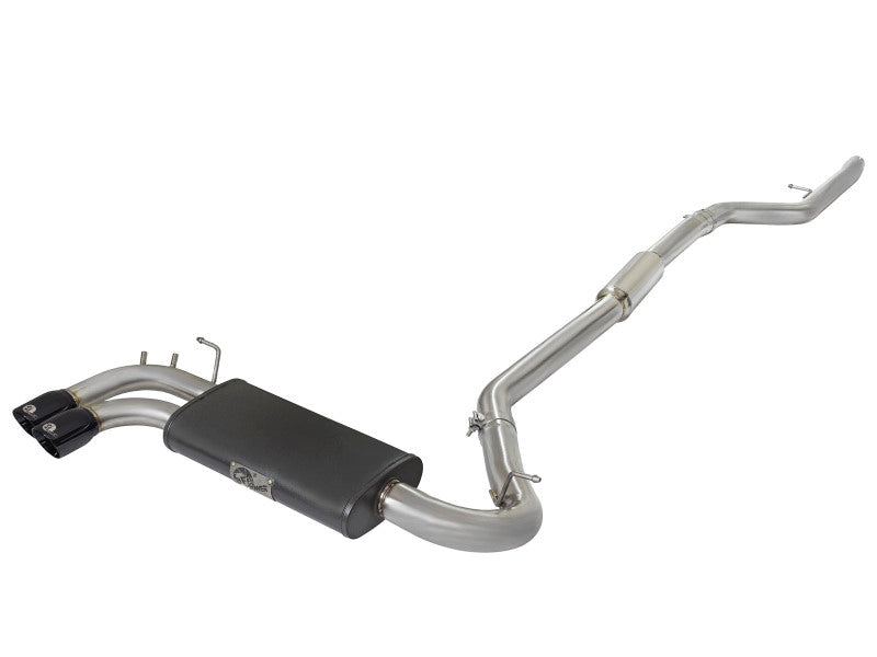 aFe MACHForce XP Exhausts Cat-Back SS-304 w/ Black Tips 12-16 BMW 328i/428i (F30/F32) (t) N20 - 49-36329-B