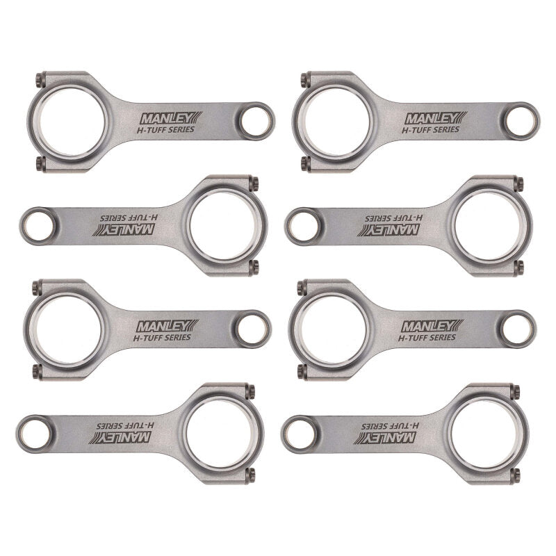 Manley Chevrolet LS 6.125 Length H Tuff Series Connecting Rod Single w/ ARP 2000 Bolts - 15051R-1