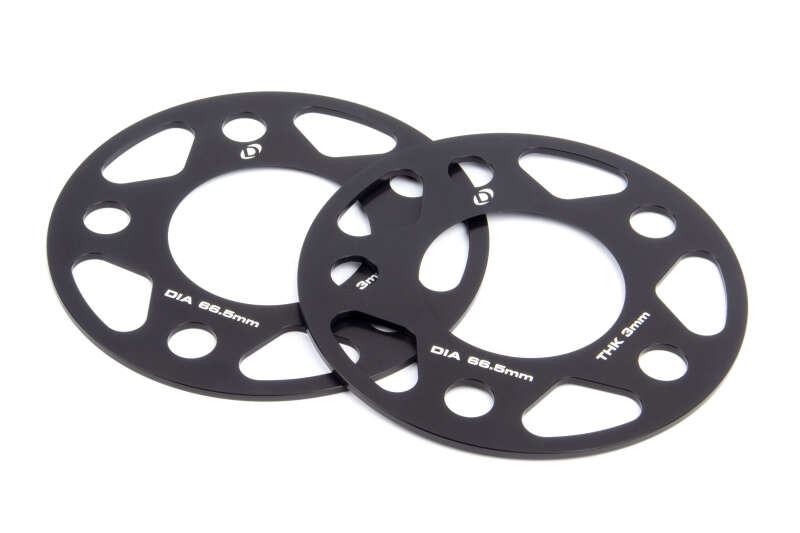 Dinan Wheel Spacers - 5x112 - 66.5mm CB - 3mm Thick (Set of 2) - D210-2021