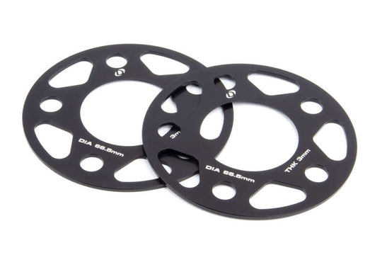 Dinan Wheel Spacers - 5x112 - 66.5mm CB - 3mm Thick (Set of 2) - D210-2021