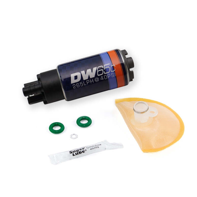DeatschWerks 265 LPH Compact In-Tank Fuel Pump w/ 06-13 Civic Set Up Kit - 9-651-1008