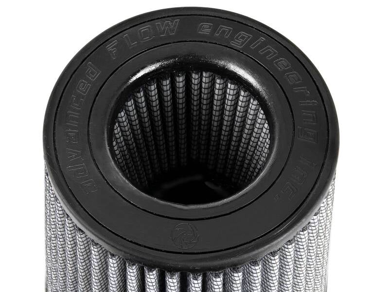 aFe MagnumFLOW Pro DRY S Universal Air Filter 3in F / 6in B / 4.5in T (Inv) / 7in H - 21-91004