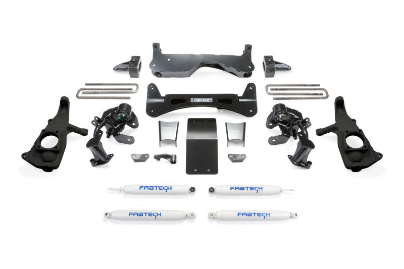 Fabtech 11-19 GM 3500HD 2WD/4WD 6in Rts Sys w/Perf Shks - K1051