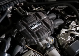 HKS 13-21 Toyota/Subaru 86/BRZ Dry Carbon Engine Cover (exc. 2016+ MT) - 70026-AT013