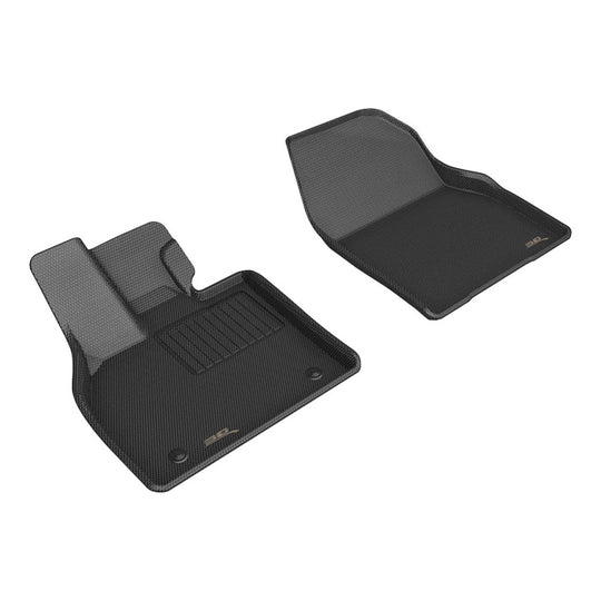 3D MAXpider 2023 Toyota BZ4X Kagu Black Floor Mat - Row 1 - L1TY29011509
